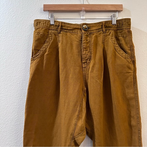 Free People Daytona Harem Crop Beach Pants Size 12 - Picture 5 of 12